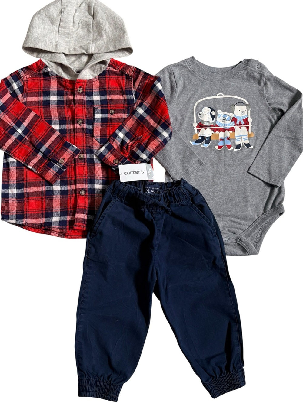 INFANT BOYS SIZE 12-18 MONTHS NIKE, JANIE AND JACK, CARTERS CLOTHING BUNDLE! - Picture 6 of 10